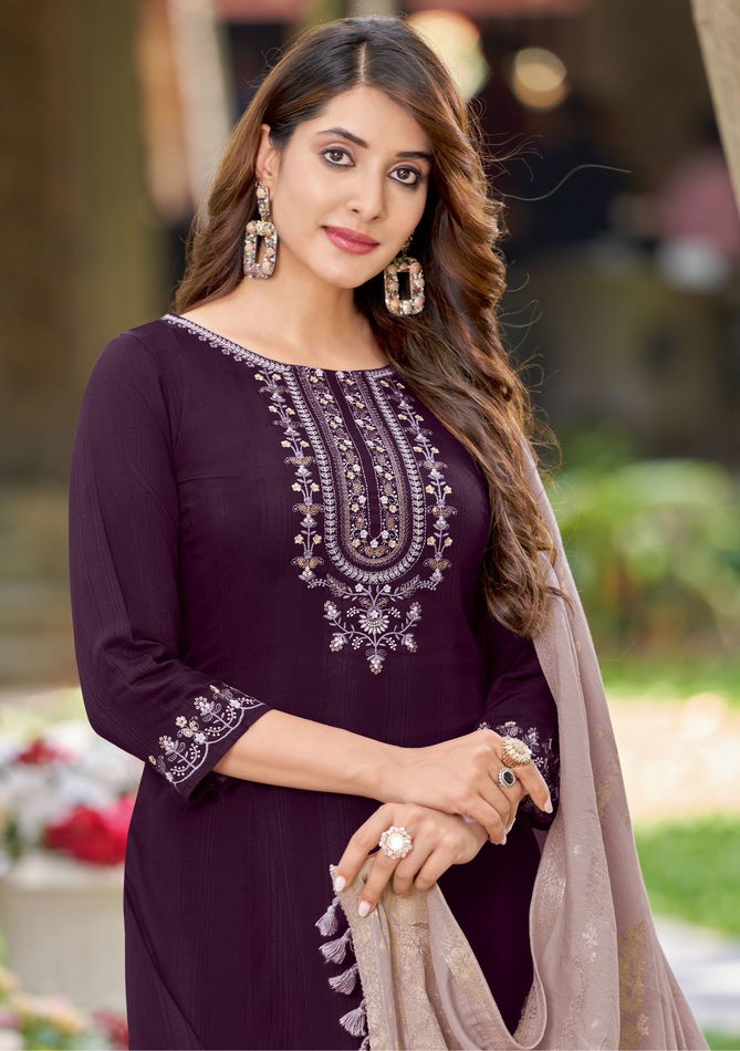 Nitya By Wooglee Rayon Embroidery Readymade Suits Wholesale Price In Surat